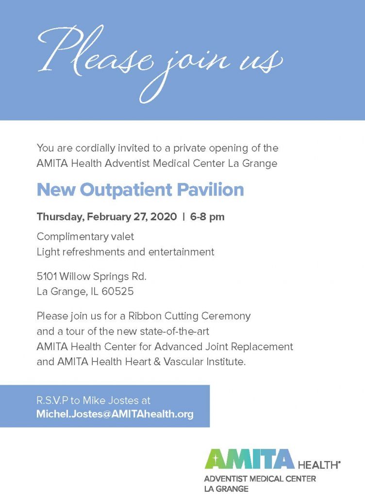 AMITA Health holds grand opening for Advanced Joint Replacement Center, Heart & Vascular Institute